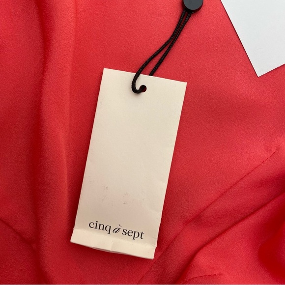 Cinq A Sept Stace One Shoulder Silk Blouse - Picture 7 of 12